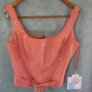 Mori Lee Women's Formal Top Peach Size 15 / 16
